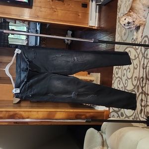 Maurices Distressed Skinny Jeans 20 reg Black